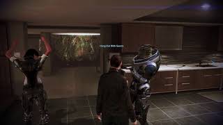 Mass Effect 3: Citadel DLC: Garrus and romance specific party lines (Romance)