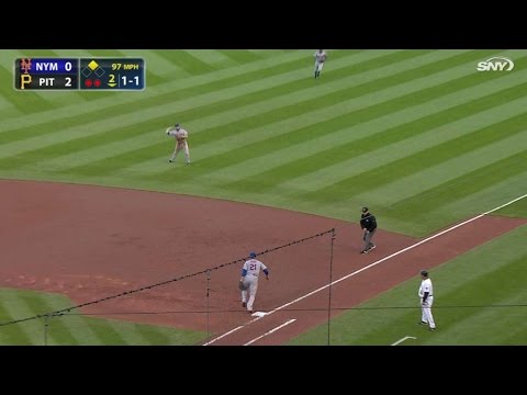 NYM PIT Murphy Ends The 2nd With A Fantastic Pick