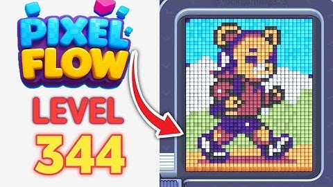Pixel Flow Level 344 Walkthrough