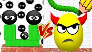 Hide Ball Brain vs Draw To Smash Puzzle Battle Ultimate Logic Test IQ! screenshot 1