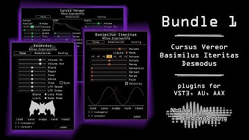 Introducing Cursus Vereor, Basimilus Iteritas, and Desmodus plugins in VST3, AU, AAX