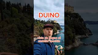 Duino-vista da sogno al castello vecchio🇮🇹 Traumhafter Blick auf die Alte Burg🇦🇹 #duino #italy