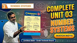 Class 8 Math: Unit 3 Number Systems | Complete Course Breakdown &amp; Conversions