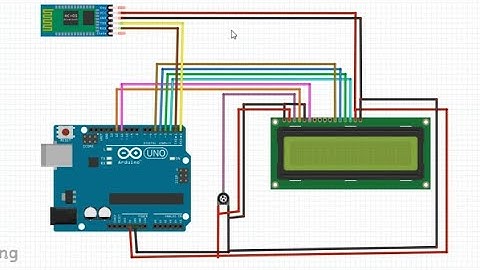 Arduino LCD Display Control via Bluetooth