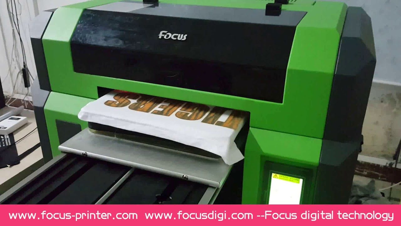 Focus t shirt printing video tshirt printer DTG printer direct to ...
