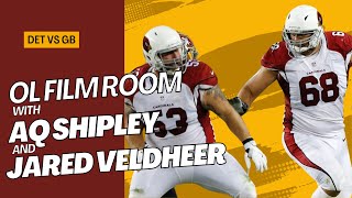 Former NFL Linemen AQ Shipley & Jared Veldheer Break Down Lions’ O-Line Masterclass vs. Packers