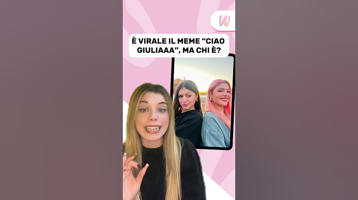 CHI È GIULIA DEL MEME DI VERA E VIOLA?