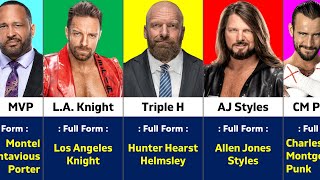 WWE Wrestlers Name Meanings Full Forms That Will Shock You