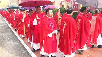 Kính Các Thánh Tử Đạo Việt Nam Tại Đền Thánh Quần Phương Giáo Phận Bùi Chu Đón Đoàn Lễ Nghi