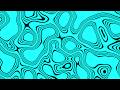 Ultra Gloss Loops 4K — Fluid Organic Black Lines on Turquoise — 2 Hour Loop (No Audio)