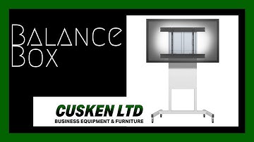 Balance Box | Height Adjustable Mount for Interactive screens | Cusken