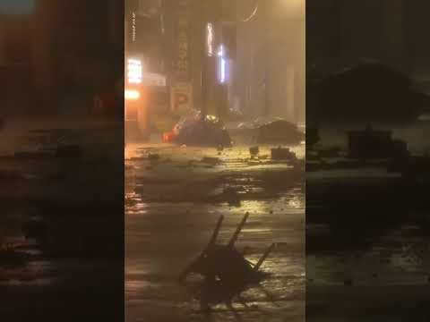 Typhoon Hinnamnor hits South Korea, leaves thousands without power | USA TODAY #Shorts