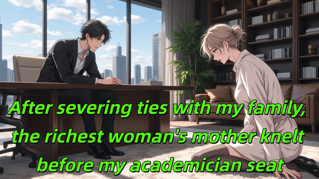 After severing ties with my family, the richest woman's mother knelt before my academician seat