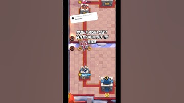 Name a push I can’t defend with half the elixir. Sneaky pekka 😳 #clashroyale #foryou #fyp #clash
