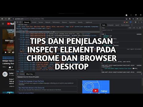 Penjelasan Tentang Inspect Elements Di Chrome || Simple Tips