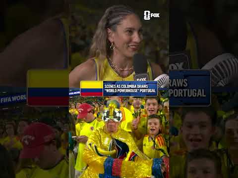 Look at what it means to @ MelissaOrtiz and Colombia as they win their group 💛