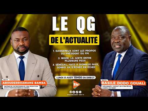 Le QG de l’actualité du lundi 31 Août 2026