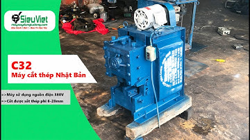 Máy cắt thép xây dựng C32 Toyo Nhật Bản - Chuyên dùng cho công trình lớn