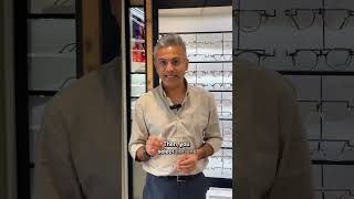 With rimless eyewear, every part can be customized — the lens shape, bridge, temples, and finish.