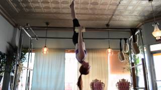 Pilates Inversion and Split on Cadillac