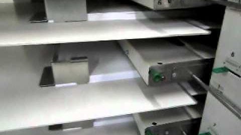 BOURG BSTd COLLATOR BOOKLETMAKER SYSTEM TEST RUN WITH SKIP MODE