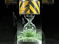 🤯😱 Hydraulic Press Crushes a Glass Hourglass! #shortvideo