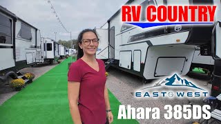 EAST TO WEST-Ahara-385DS - by RV Country of Fresno CA, Mesa AZ, Fife WA, Mt. Vernon WA, Coburg OR, L