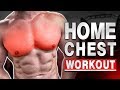 THE BEST &quot;HOME CHEST WORKOUT&quot; EVER! - BODYWEIGHT - (Follow Along)