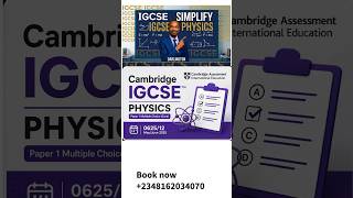 IGCSE multiple Choice Question @PhysicsOnline#Physics #IGCSE #WAEC @GCSEPhysicsNinja#Physics #GC