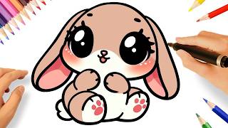 COMMENT DESSINER UN LAPIN MIGNON FACILEMENT 🐇 COMMENT DESSINER UN LAPIN MIGNON FACILEMENT 🐇