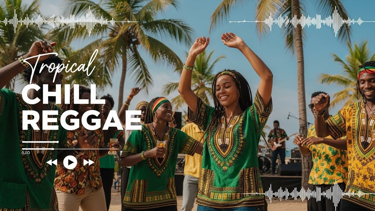 Hawaiian Tropical Chill Reggae 🌴 Summer Relaxation 24/7 Live Music