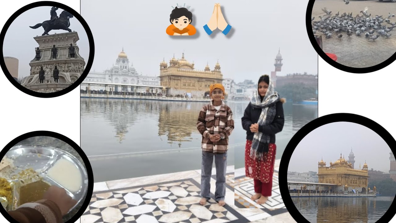 Hum gye train me golden temple🙏🏻💫🥰❣