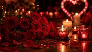 ليلة رومانسية هادئة 🌹🕯️ | أجواء حب واسترخاء مع ورود وشموع | Relaxing Candlelight & Roses Atmosphere screenshot 2