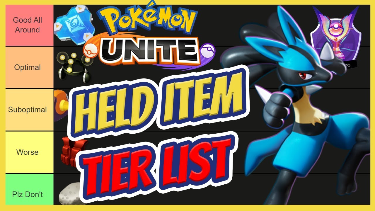 The ULTIMATE POKEMON UNITE TIER LIST! #PokemonUnite 