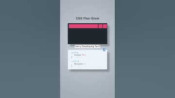 🚀 Master CSS3 Flex-Grow in Minutes! 💻✨ #WebDesignTips|| #shorts #shortvideo #css3 #html5 #coding #ai