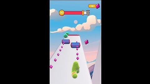 Blob Runner 3D Level 10 |Android Funny Time Pass Game| Water Bubble Game| Blob Runner| Ashish Gaming