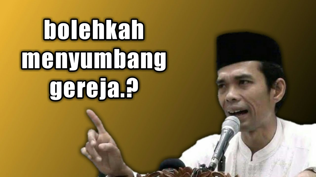 Bolehkah menyumbang pembangunan gereja.??  Ustadz abdul somad lc ma terbaru