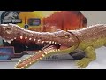 Саркозух. Лучший обзор.  Jurassic World (Sarcosuchus) Primal Attack Massive Biters Review