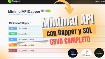 Crear MINIMAL API con DAPPER en .NET 9 y SQL Server (CRUD COMPLETO)
