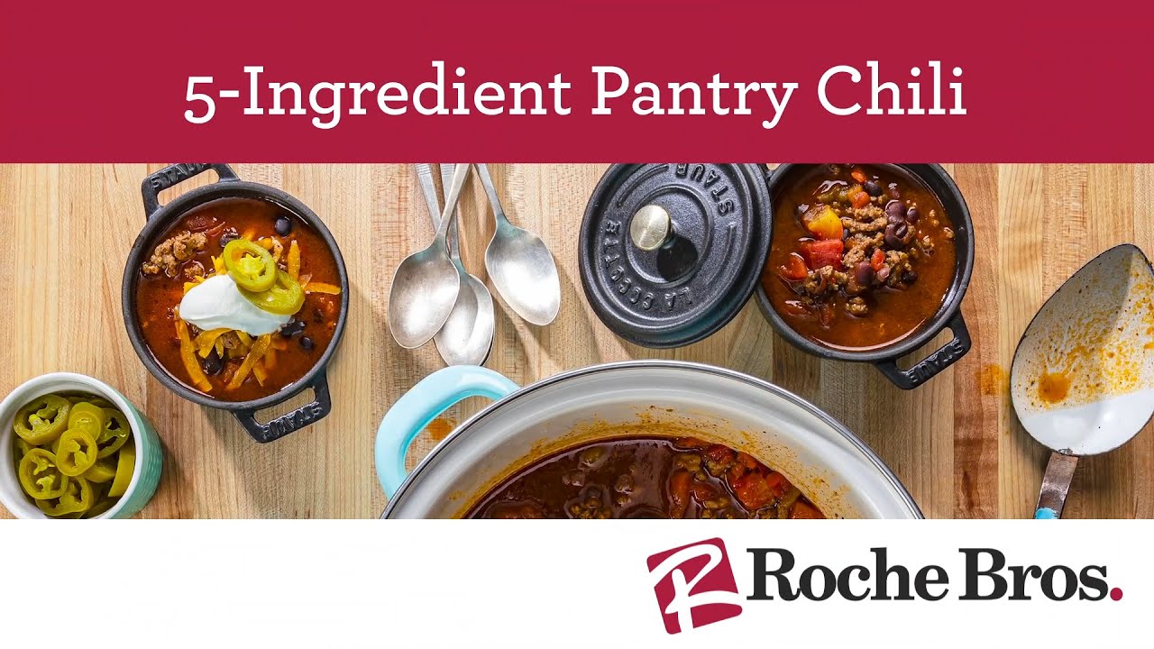 5 Ingredient Pantry Chili - YouTube