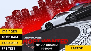 NFS Most Wanted 2012 Gameplay | Quadro K3100M + i7-4900MQ (1080p)