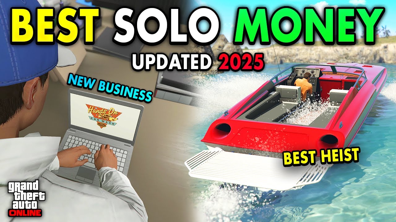 Best Ways To Make Money SOLO In GTA Online Updated Best Money Methods 