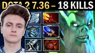 Necrophos Gameplay Miracle with 18 Kills and Radiance - Dota 2 7.36