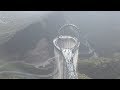 «Небесный коридор»: беспилотник снял необычную смотровую площадку в Китае