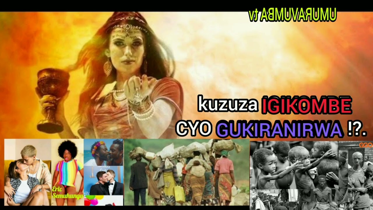 150226=Uwo mugore yari yambaye imyambaro ihambaye Mu kiganza cye yari afite igikombe cya zahabu.....