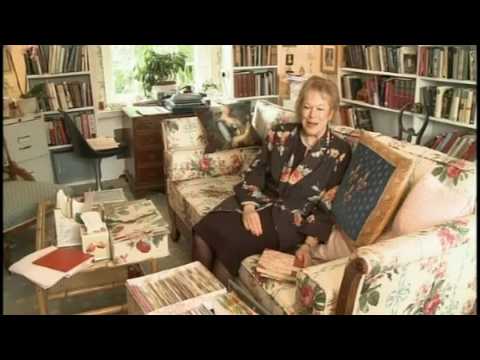 Lady Antonia Fraser in her write room