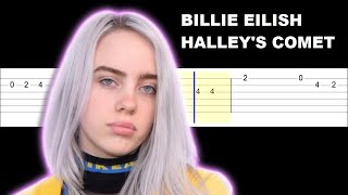 Billie Eilish - Halley's Comet (Easy Guitar Tabs Tutorial) Resimi