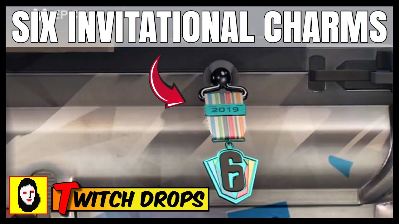 New Six Invitational Charms Out Now Twitch Drops Available Rainbow Six Siege Presentation 19 Youtube