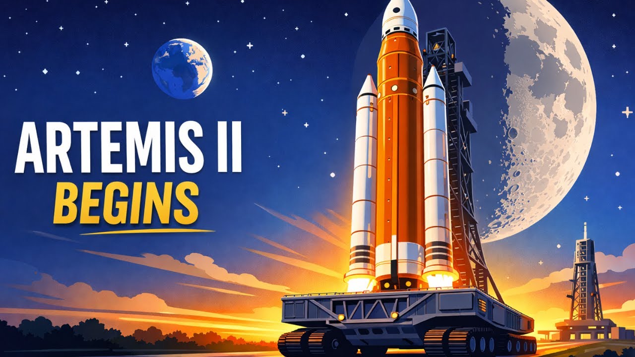 ArtemisII Rollout. The Countdown to History Begins!