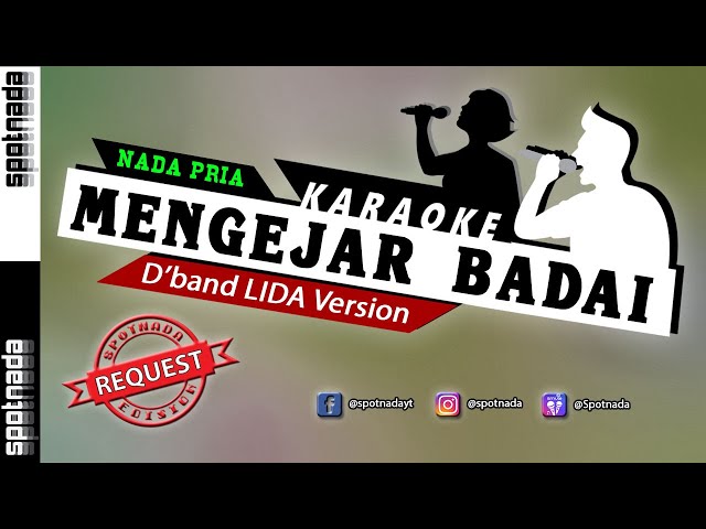 Karaoke Nada Pria - Mengejar Badai Versi Selfi LIDA class=